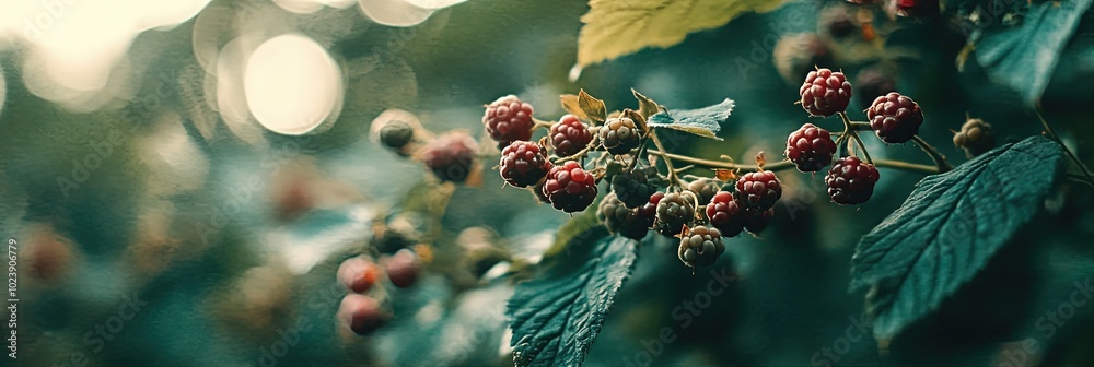 blackberries growing blackberries growing