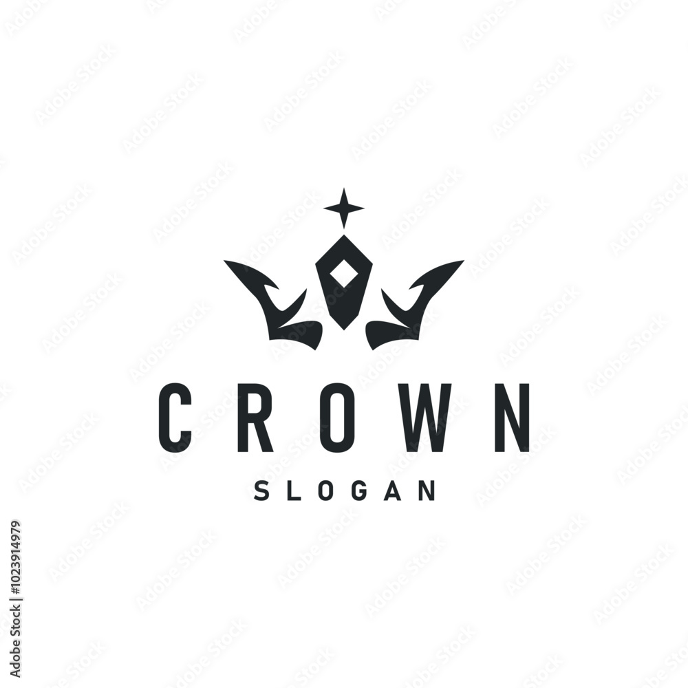Crown logo design simple beautiful luxury jewelry king and queen princess royal templet illustration Crown logo design simple beautiful luxury jewelry king and queen princess royal templet illustration