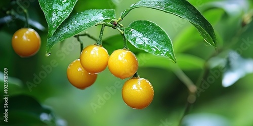 hala fruit growing from plant  photo