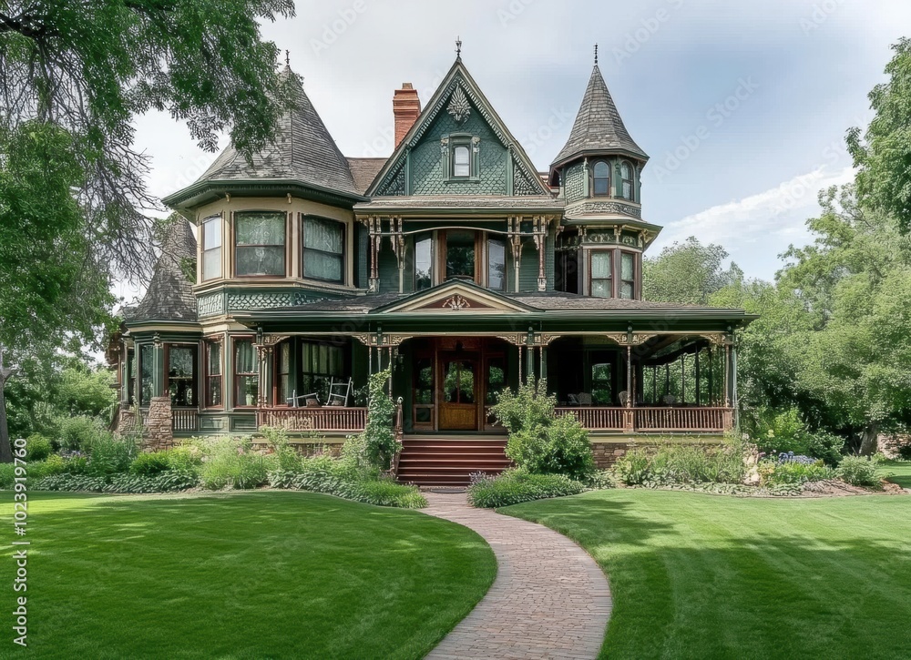 Victorian Mansion Home. Victorian Mansion Home.