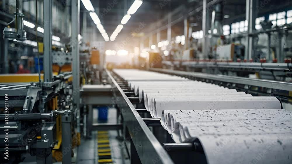 Paper manufacturing factory Paper manufacturing factory