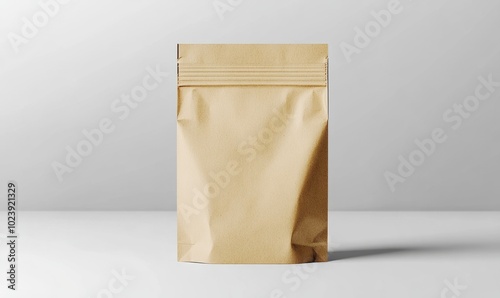 Standing Wide Paper Bag Mockup