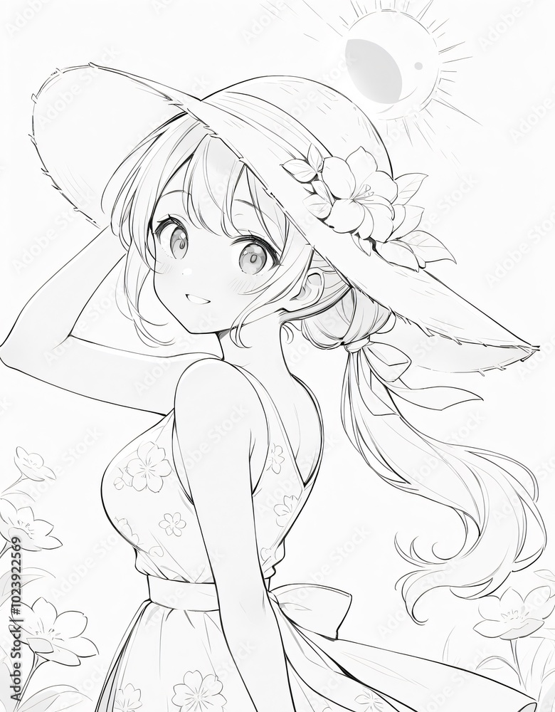 cute innocent pretty anime girl cute innocent pretty anime girl