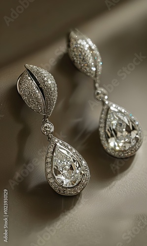 Diamond Earrings.