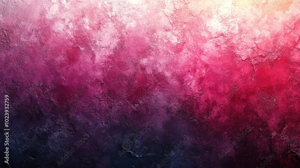 Abstract textured background with pink, red, and blue gradient with light in the upper right corner. Abstract textured background with pink, red, and blue gradient with light in the upper right corner.