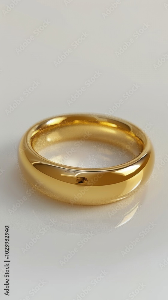 Gold Wedding Band. Gold Wedding Band.