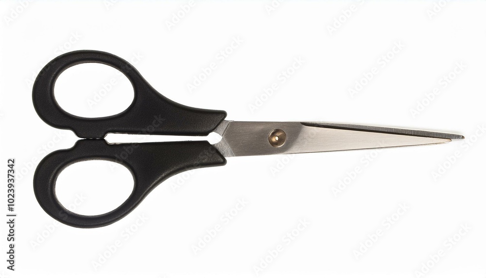 Black scissors isolated clipping path white background Black scissors isolated clipping path white background