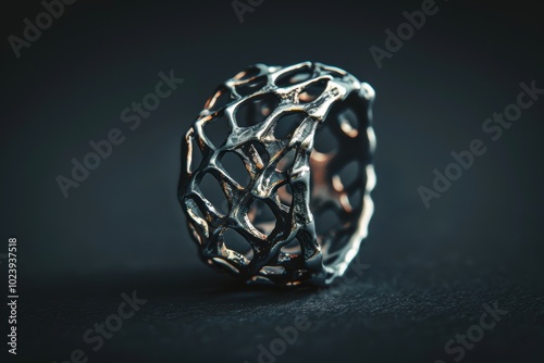 Silver Ring Design.