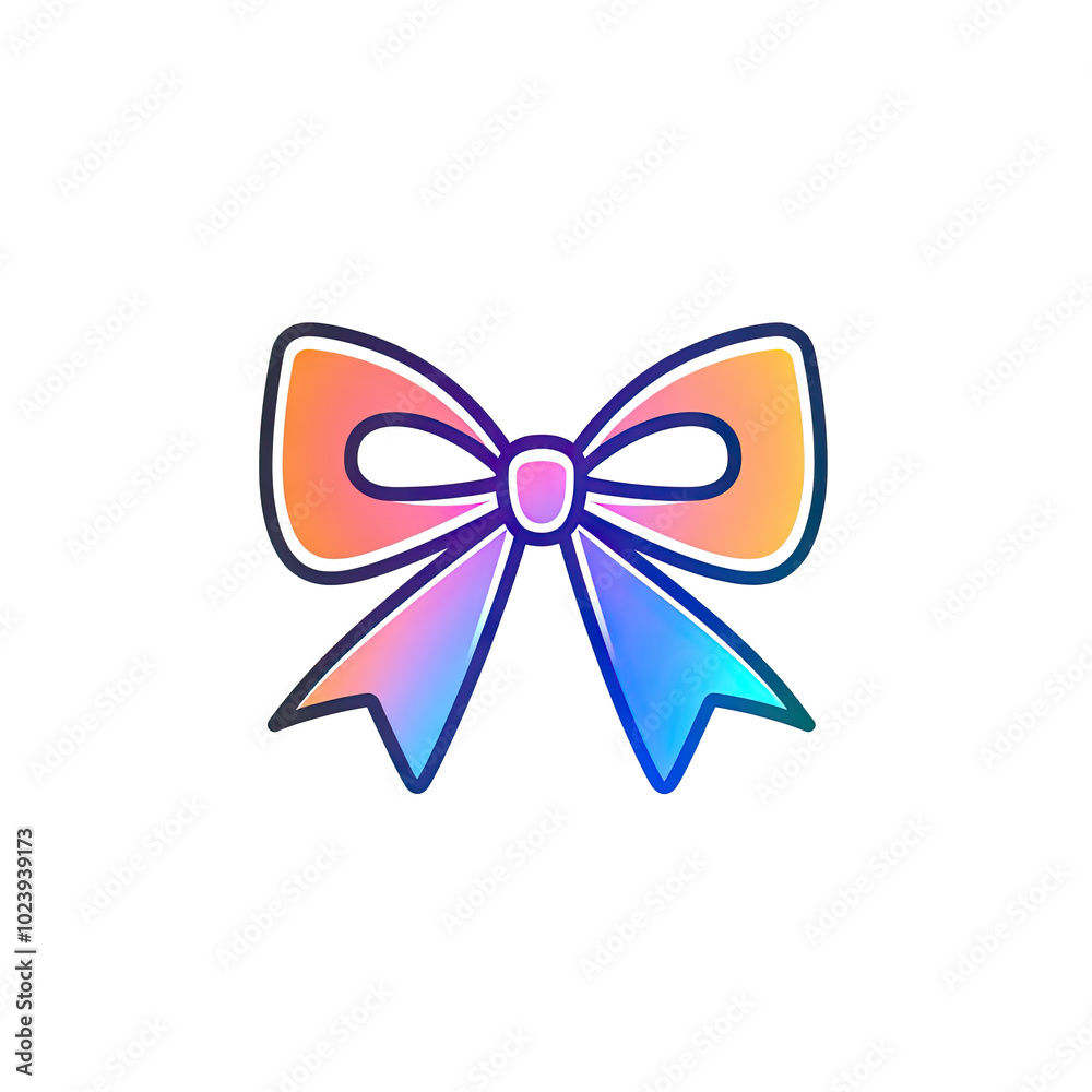 clipart of a colorful bow clipart of a colorful bow