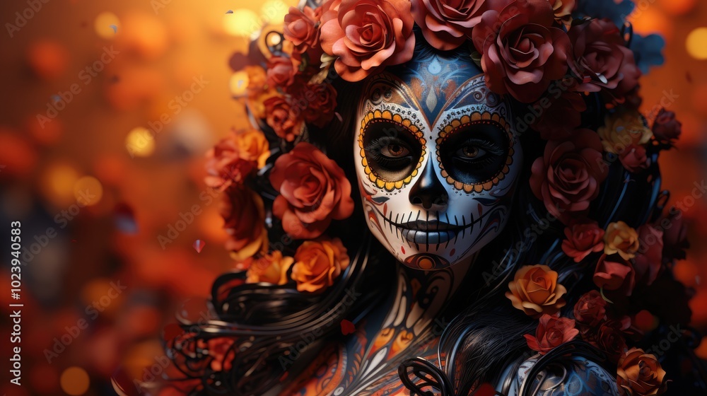 Ancestral remembrance: Dia de muertos, honoring the spirits of the departed with vibrant altars, offerings, and celebrations, indigenous traditions with catholic beliefs to celebrate life and death Ancestral remembrance: Dia de muertos, honoring the spirits of the departed with vibrant altars, offerings, and celebrations, indigenous traditions with catholic beliefs to celebrate life and death