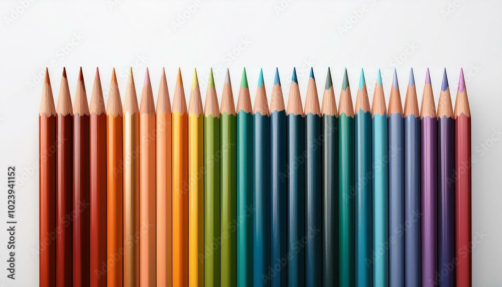 Crayons, small colored pencil collection loosely arranged, isolated white background. Crayons, small colored pencil collection loosely arranged, isolated white background.