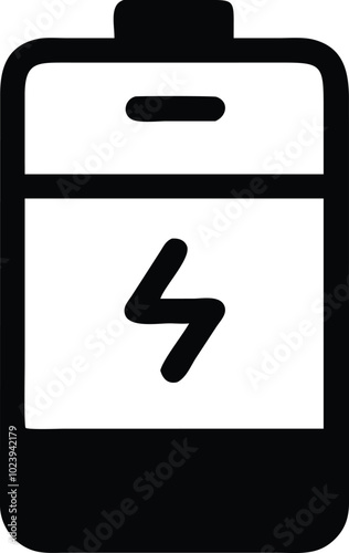 a battery outline icon