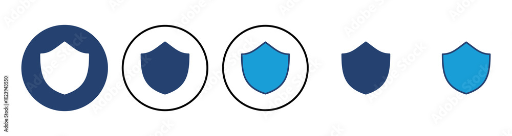 Shield icon vector. Protection icon vector. Security vector icon Shield icon vector. Protection icon vector. Security vector icon