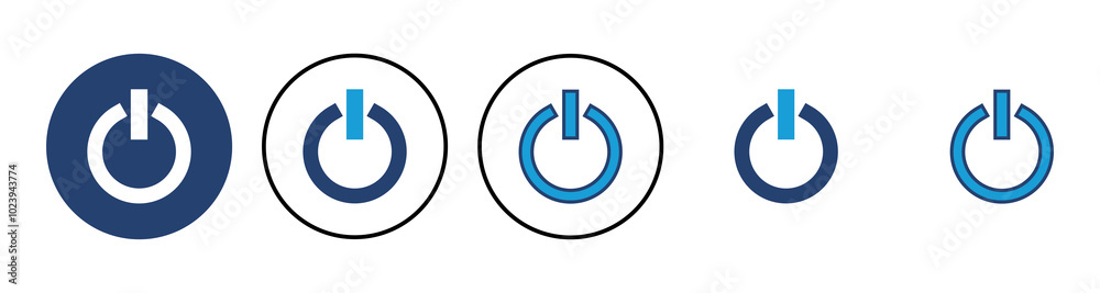 Power icon vector. Power Switch Icon. Electric power Power icon vector. Power Switch Icon. Electric power