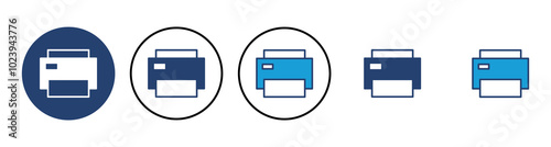 Print icon vector. printer icon vector.