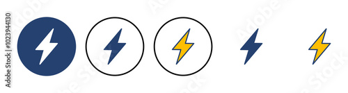 Free Download Lightning icon vector. electric icon vector. power icon. energy sign - GFXLoad