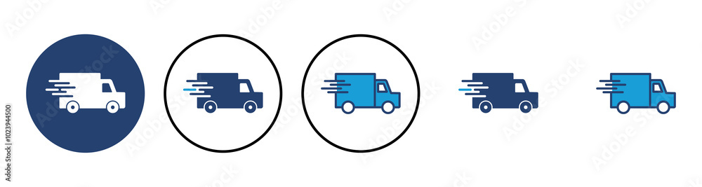 Fast shipping delivery truck icon vector. Delivery truck icon. fast delivery icon Fast shipping delivery truck icon vector. Delivery truck icon. fast delivery icon