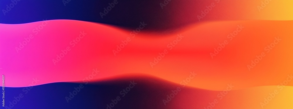 Fototapeta premium Vibrant Colorful Gradient Waves in Modern Abstract Design