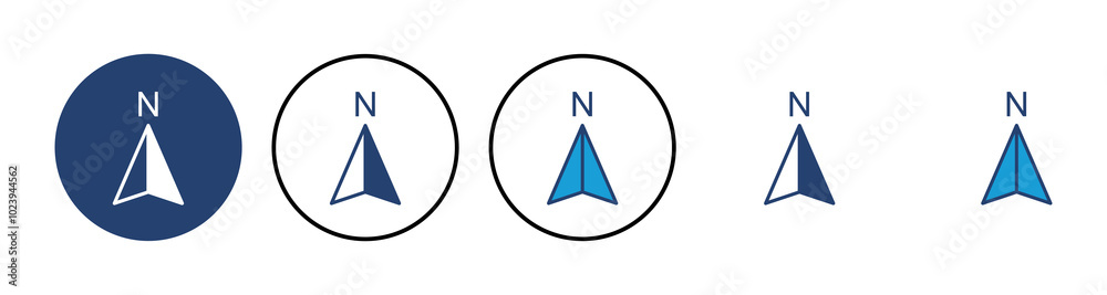 Compass icon vector. arrow compass icon vector Compass icon vector. arrow compass icon vector