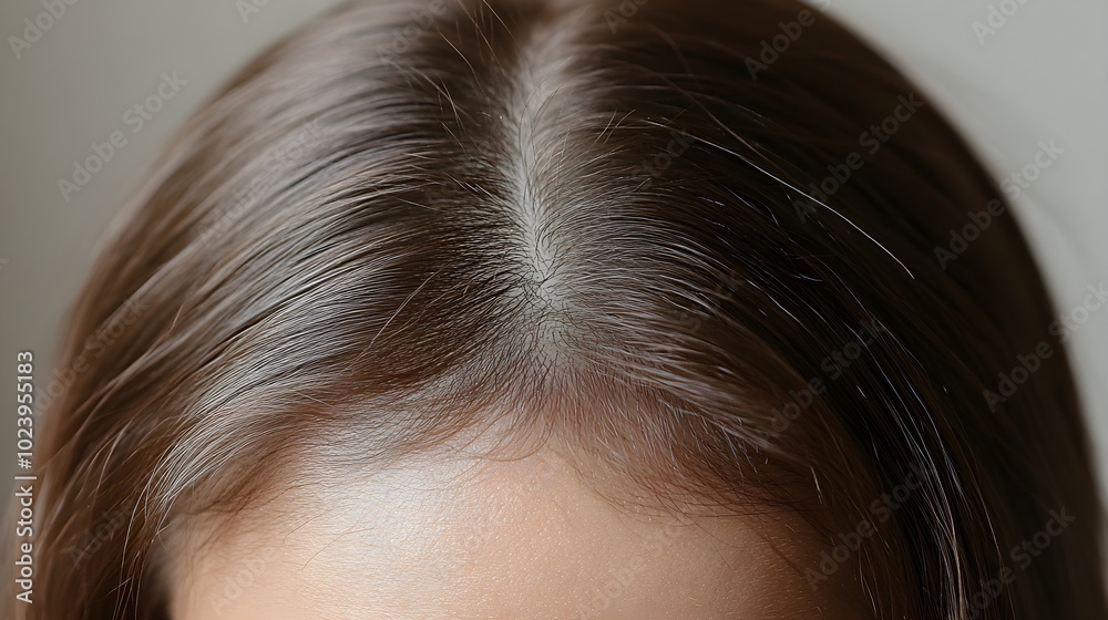 Time-lapse video testimonial of PRP for hair loss, featuring before-and-after head images, showcasing gradual hair thickening and scalp improvement, High Detail, Neutral Tone