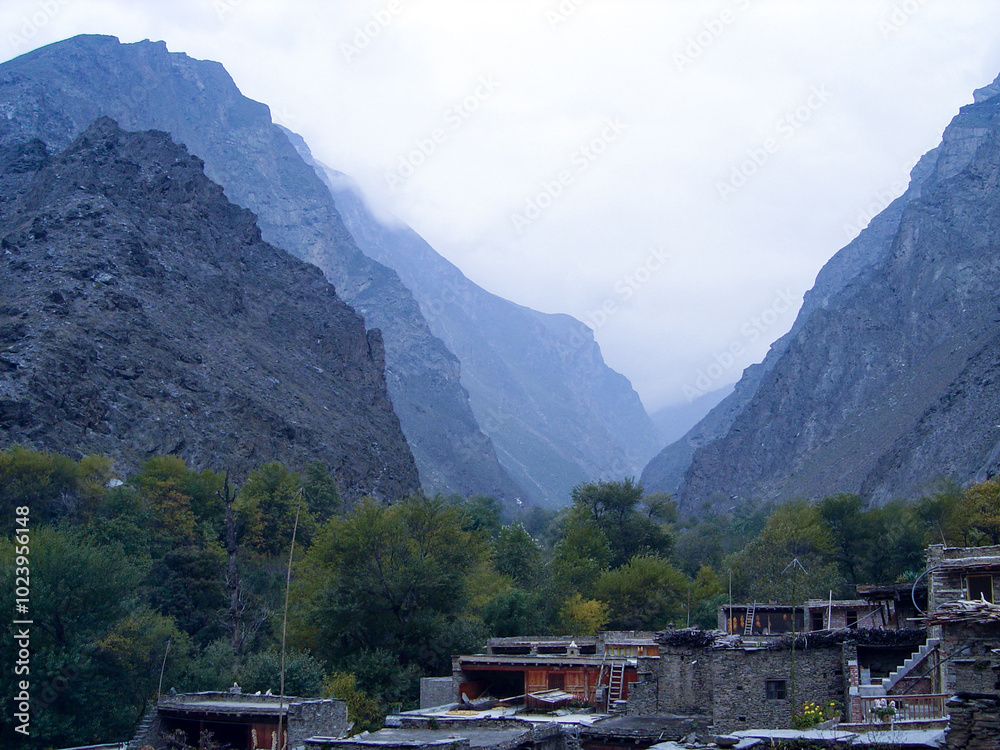 mountain village in the mountains mountain village in the mountains