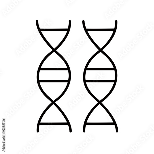 genetic virus chromosome icon