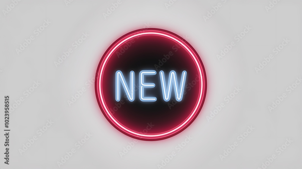 Neon sign, red and blue, modern, new product, announcement, excitement.
Neon sign, red and blue, modern, new product, announcement, excitement.
