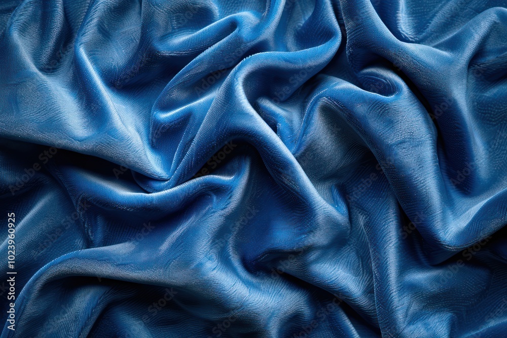 Fototapeta premium Velvety Blue Texture Background