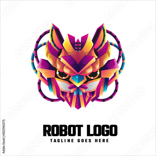 Robot Gradient Logo
