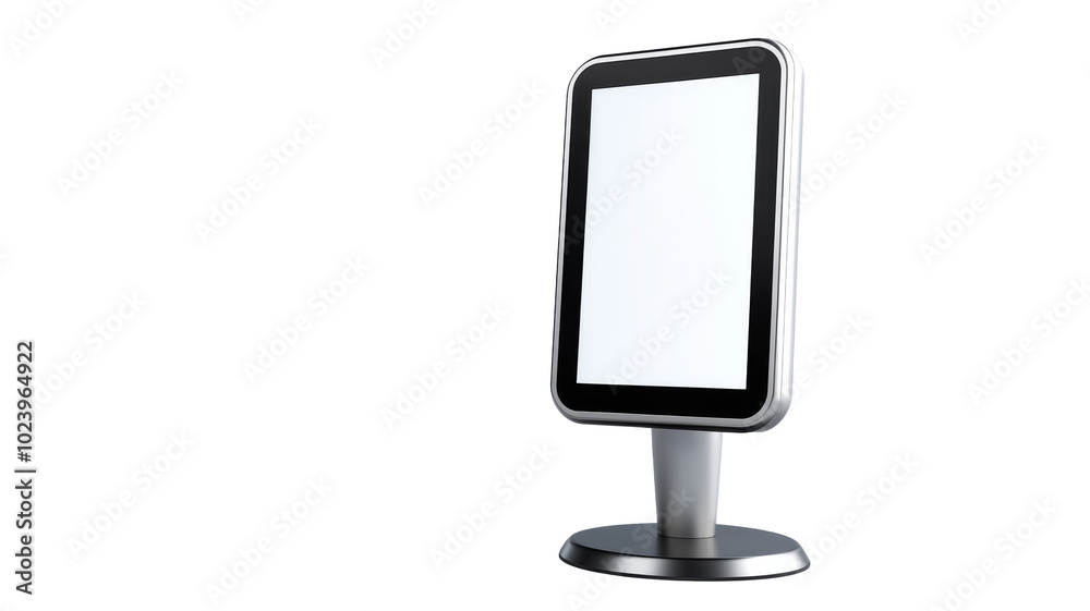 Touchscreen Kiosk Stand with Display, Interactive Information Terminal Mock up. Isolated PNG, Design Blank Touchscreen Kiosk Stand with Display, Interactive Information Terminal Mock up. Isolated PNG, Design Blank