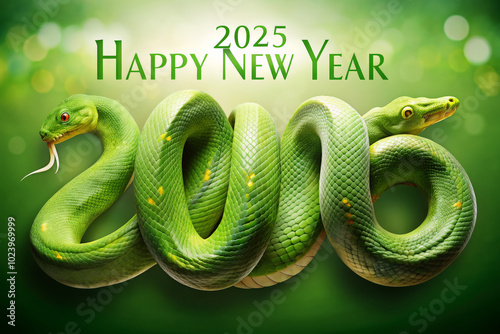 Year of the snake 2025 according to the eastern calendar. chinese new year, snake, animal, chinese culture