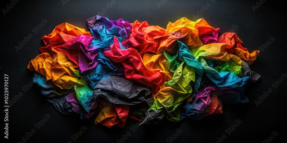 Abstract black paper textures perfect for artistic projects, offering a dark, versatile background that enhances creativity and adds depth to creative designs and presentations.