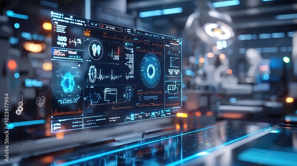 Futuristic Medical Interface Futuristic Medical Interface