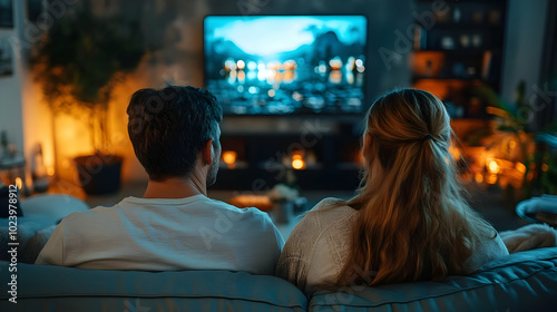 A couple enjoying a cozy mo...