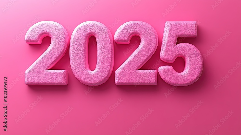 Fresh 2025 Number Design for the New Year Fresh 2025 Number Design for the New Year
