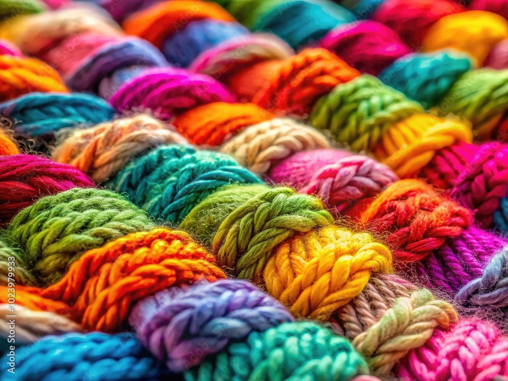 A close-up view reveals the intricate knitting, emphasizing soft yarn patterns and the cozy fabric's rich details that enhance its warmth and inviting quality. A close-up view reveals the intricate knitting, emphasizing soft yarn patterns and the cozy fabric's rich details that enhance its warmth and inviting quality.