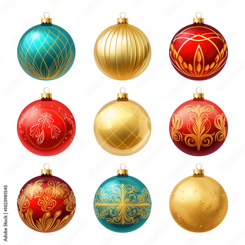 Christmas Ball Set Isolated on Transparent Background PNG
Christmas Ball Set Isolated on Transparent Background PNG