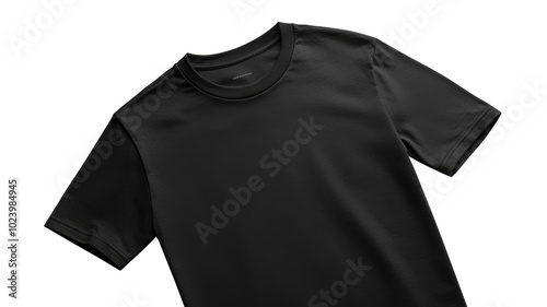 T-shirt Mock up. isolated PNG, blank for design. Clothing advertisement or project object.