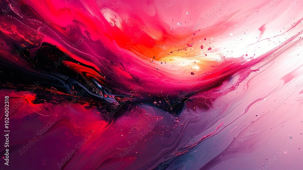 Abstract Fluid Art: Swirling Colors and Energy Abstract Fluid Art: Swirling Colors and Energy