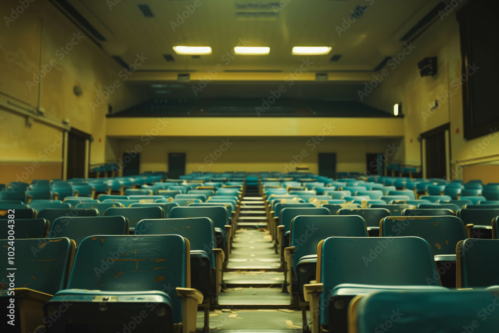 Fototapeta premium View of an empty lecture hall