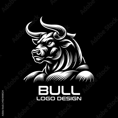 Bull Vector Logo Design