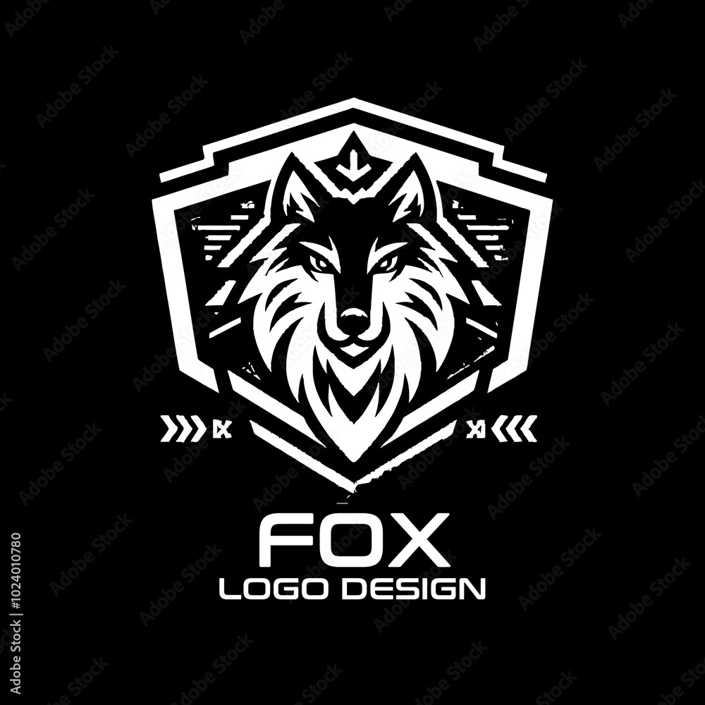 Fox Vector Logo Design Fox Vector Logo Design