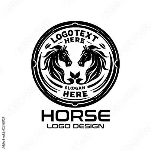 Horse Vector Logo Design