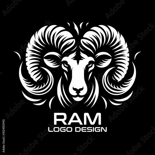 Ram Vector Logo Design