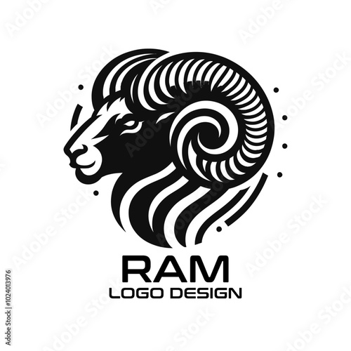 Ram Vector Logo Design