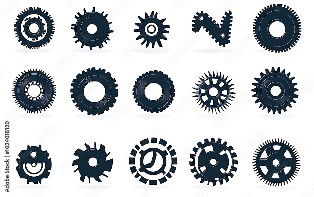 Silhouette Saw Blades: Flat Icons for Woodworking Silhouette Saw Blades: Flat Icons for Woodworking