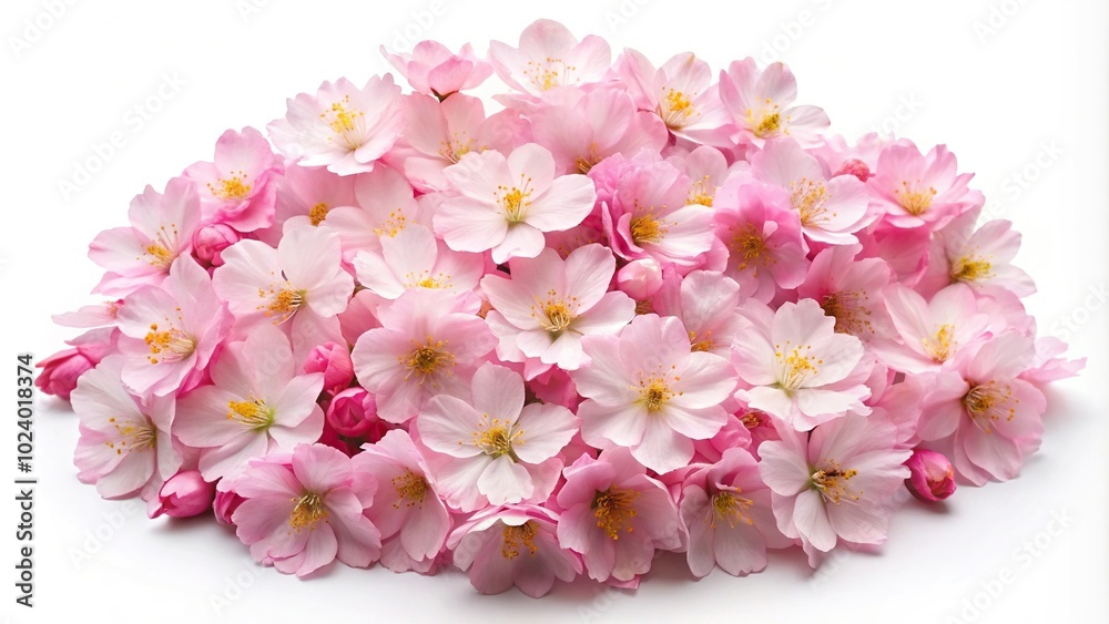 custom made wallpaper toronto digitalHigh angle view of isolated heap of Japanese cherry flowers