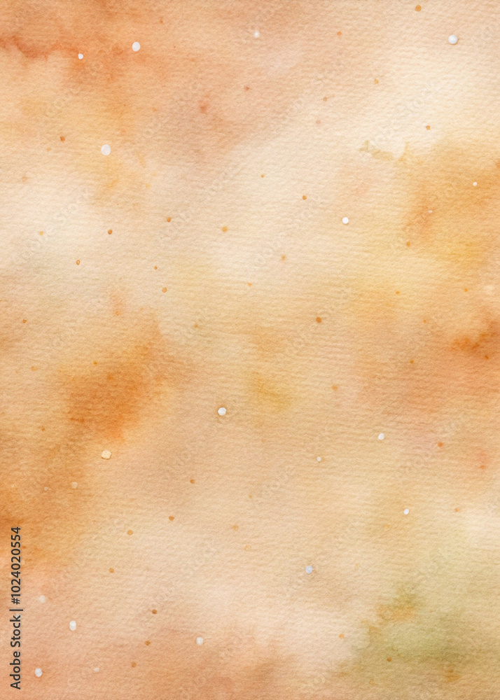 Soft watercolor paper background with gentle tones of beige and light brown featuring subtle texture and natural spots creating an artistic canvas for design and creative inspiration Soft watercolor paper background with gentle tones of beige and light brown featuring subtle texture and natural spots creating an artistic canvas for design and creative inspiration