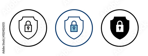 Security icon vector isolated on white background. protection icon. privacy. vpn