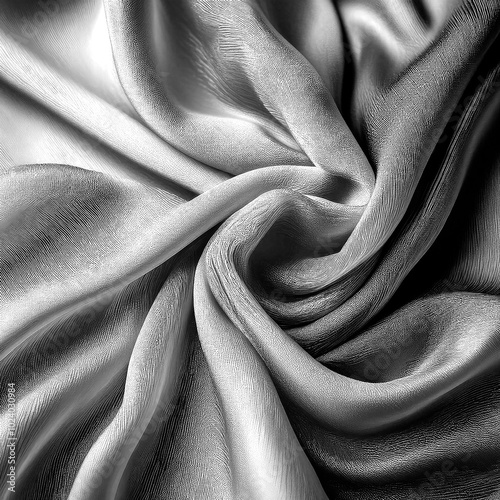 black satin fabric